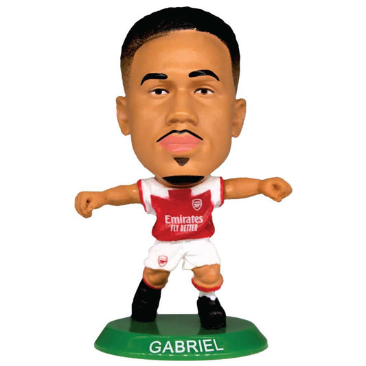 Multicoloured - Front - Arsenal FC Gabriel Magalhaes SoccerStarz Football Figurine