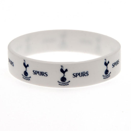 White - Front - Tottenham Hotspur FC Official Silicone Wristband