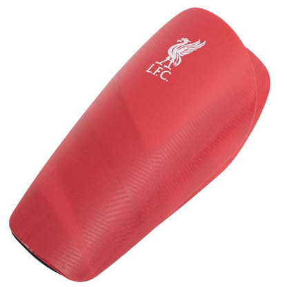 Red - Front - Liverpool FC Childrens-Kids Fuse Slip-In Shin Guards