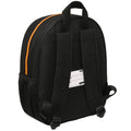 Black-Orange - Back - Naruto Logo Polyester Backpack