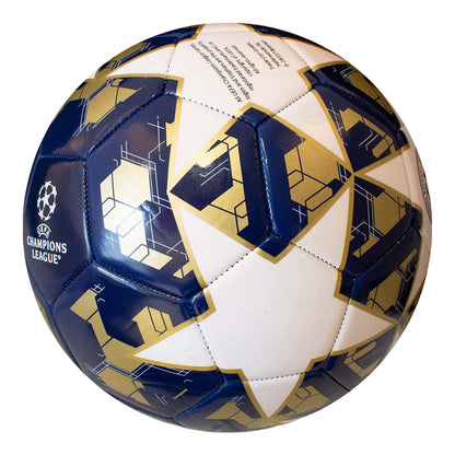 White-Navy-Gold - Back - UEFA Champions League Star Football