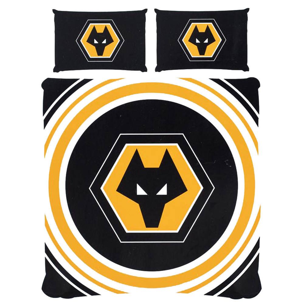 Black-White-Orange - Lifestyle - Wolverhampton Wanderers FC Pulse Duvet Set
