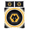 Black-White-Orange - Front - Wolverhampton Wanderers FC Pulse Duvet Set