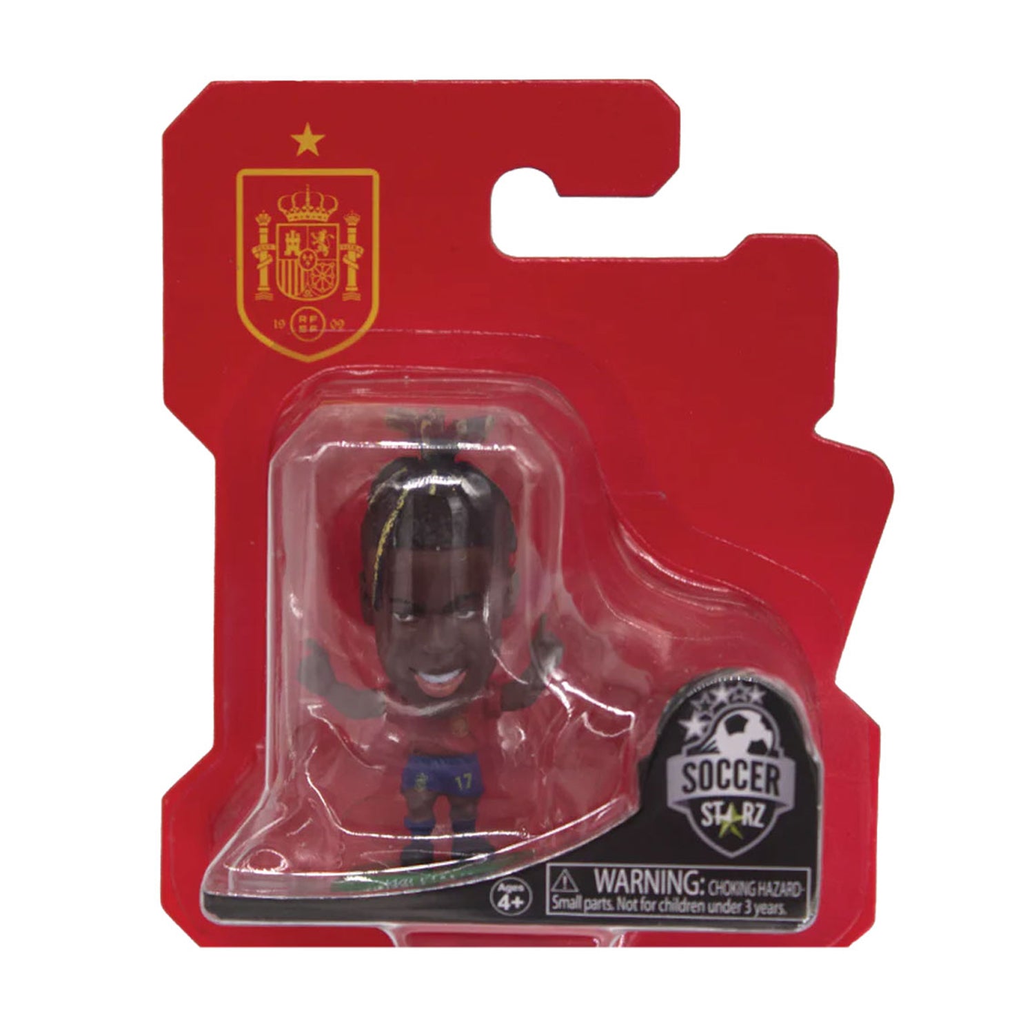 Red-Blue-Green - Back - Spain Nico Williams SoccerStarz Football Figurine