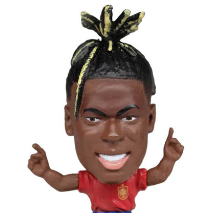 Red-Blue-Green - Side - Spain Nico Williams SoccerStarz Football Figurine