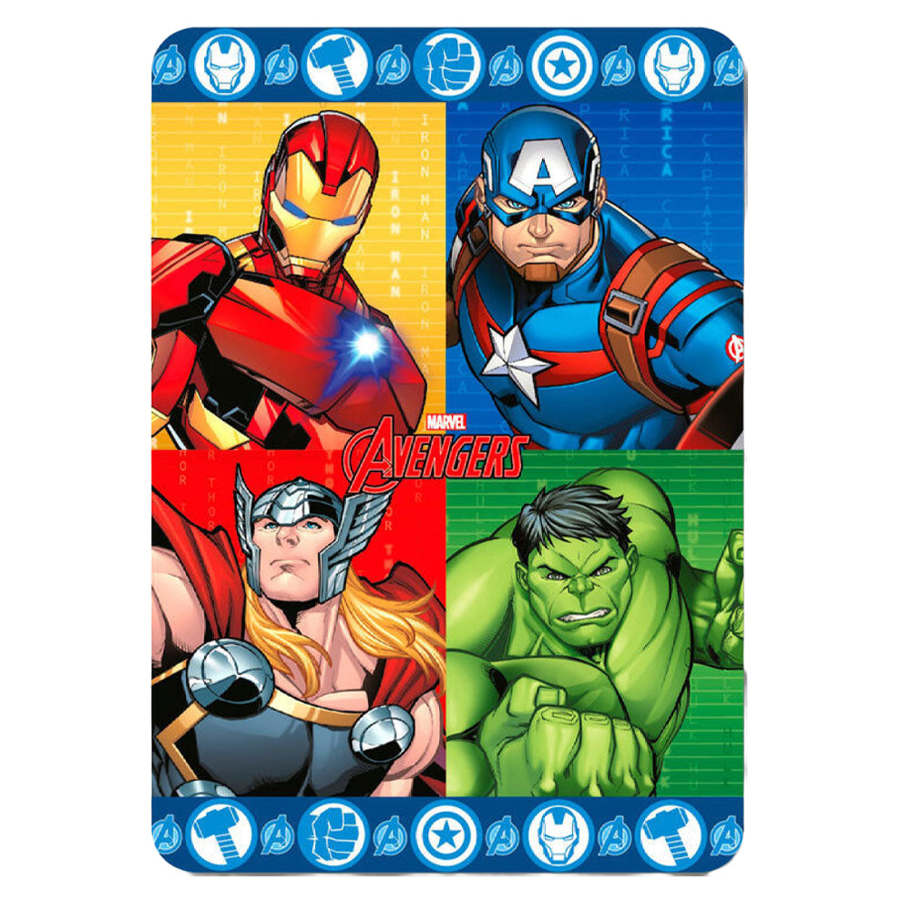 Multicoloured - Front - Avengers Fleece Blanket