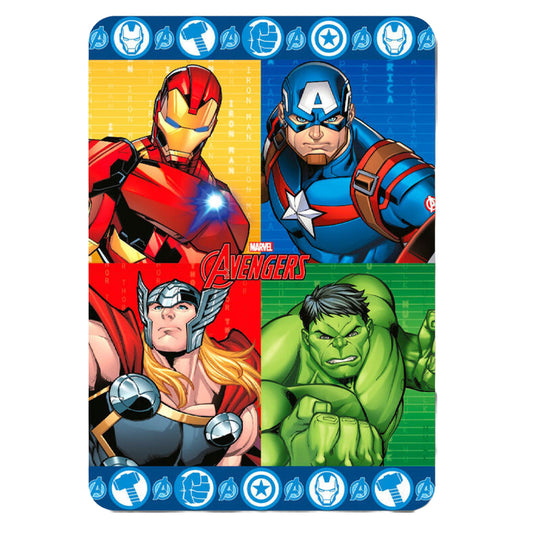 Multicoloured - Front - Avengers Fleece Blanket