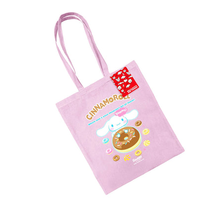 Pink - Back - Cinnamoroll Unisex Adult Canvas Tote Bag
