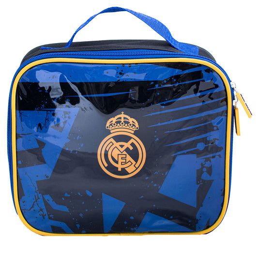 Gold-Blue-Red - Front - Real Madrid CF Fragment Lunch Bag