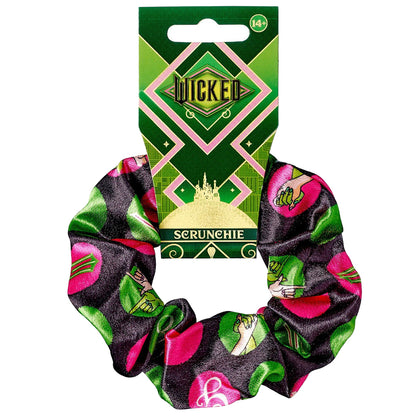 Multicoloured - Back - Wicked Elphaba and Glinda Hair Scrunchie