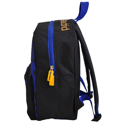 Blue-Black-Gold - Side - Real Madrid CF Childrens-Kids Fragment Backpack