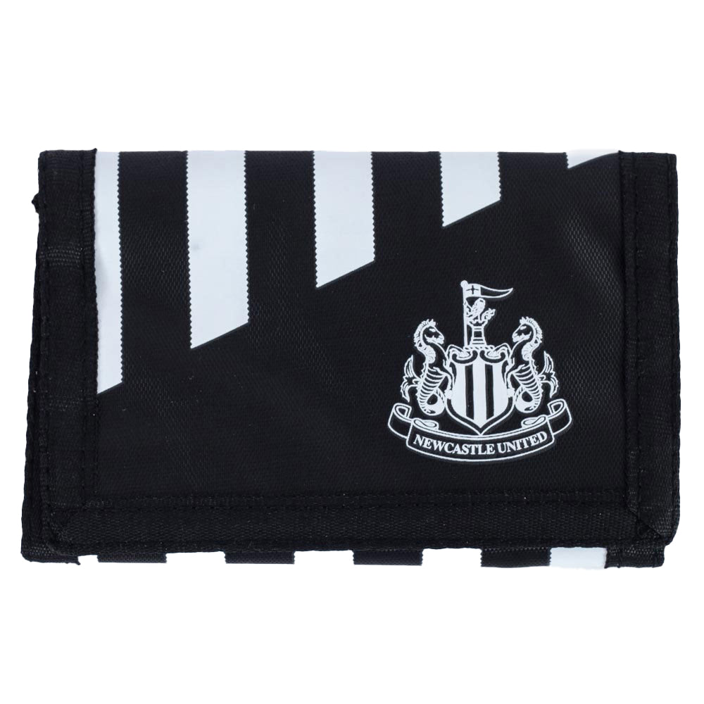 Black-White - Front - Newcastle United FC Stripe Wallet