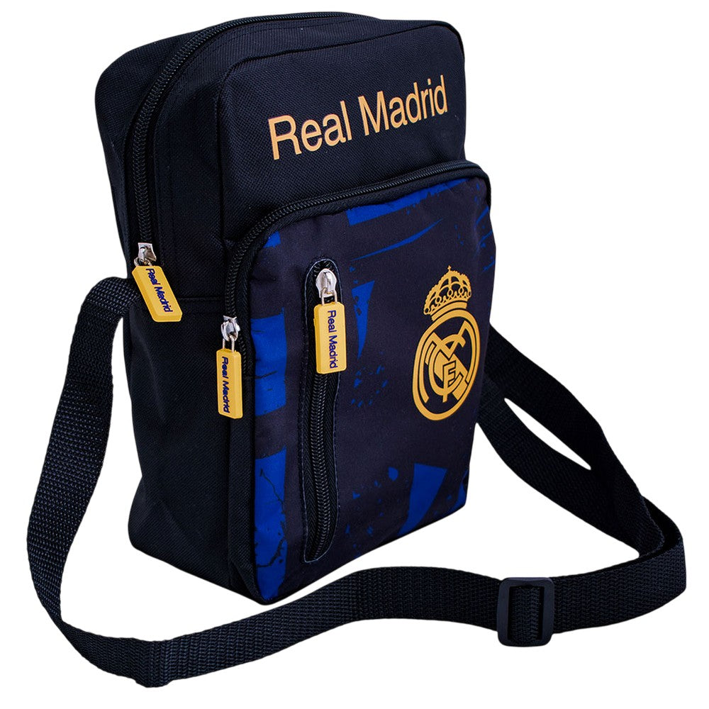 Black-Blue-Yellow - Side - Real Madrid CF Shoulder Bag