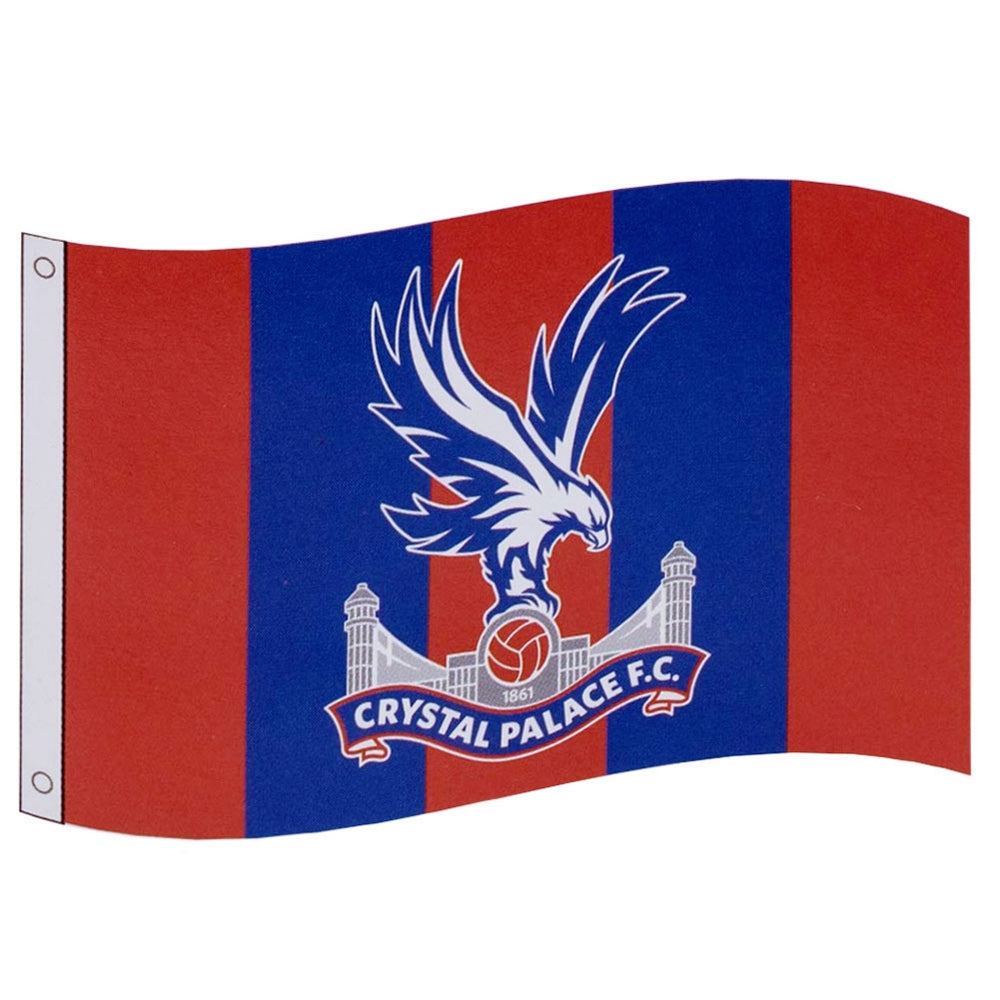 Red-Blue - Front - Crystal Palace FC Core Crest Flag