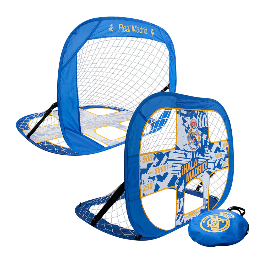 Blue-White - Front - Real Madrid CF Pop Up Target Net