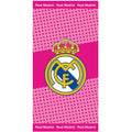 Pink - Front - Real Madrid CF Beach Towel