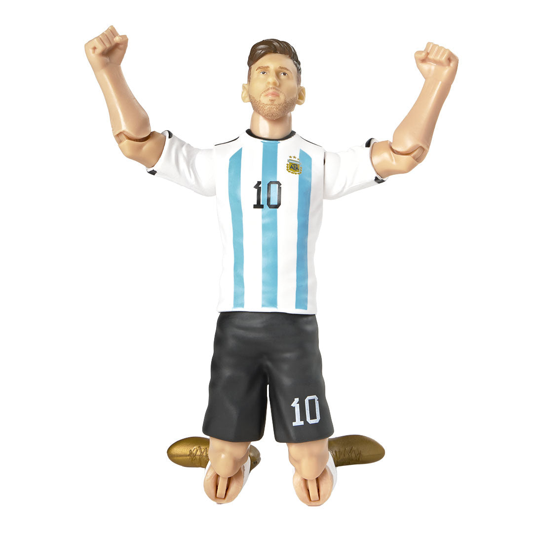 White-Black-Light Blue - Lifestyle - Argentina Lionel Messi Action Figure