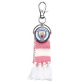 Pink-White-Blue - Back - Manchester City FC Scarf Bag Charm