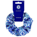 Blue-White-Yellow - Back - Chelsea FC All-Over Print Scrunchie