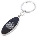 Black-Silver - Back - Newcastle United FC Ultimate Oval Keyring