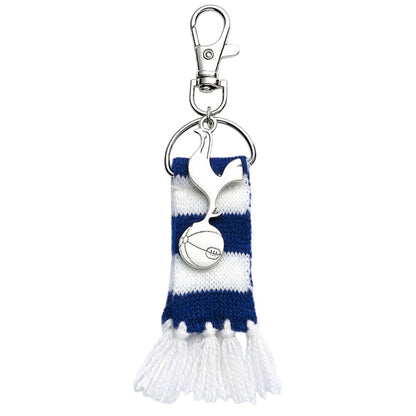 Blue-White - Back - Tottenham Hotspur FC Bar Scarf Bag Charm