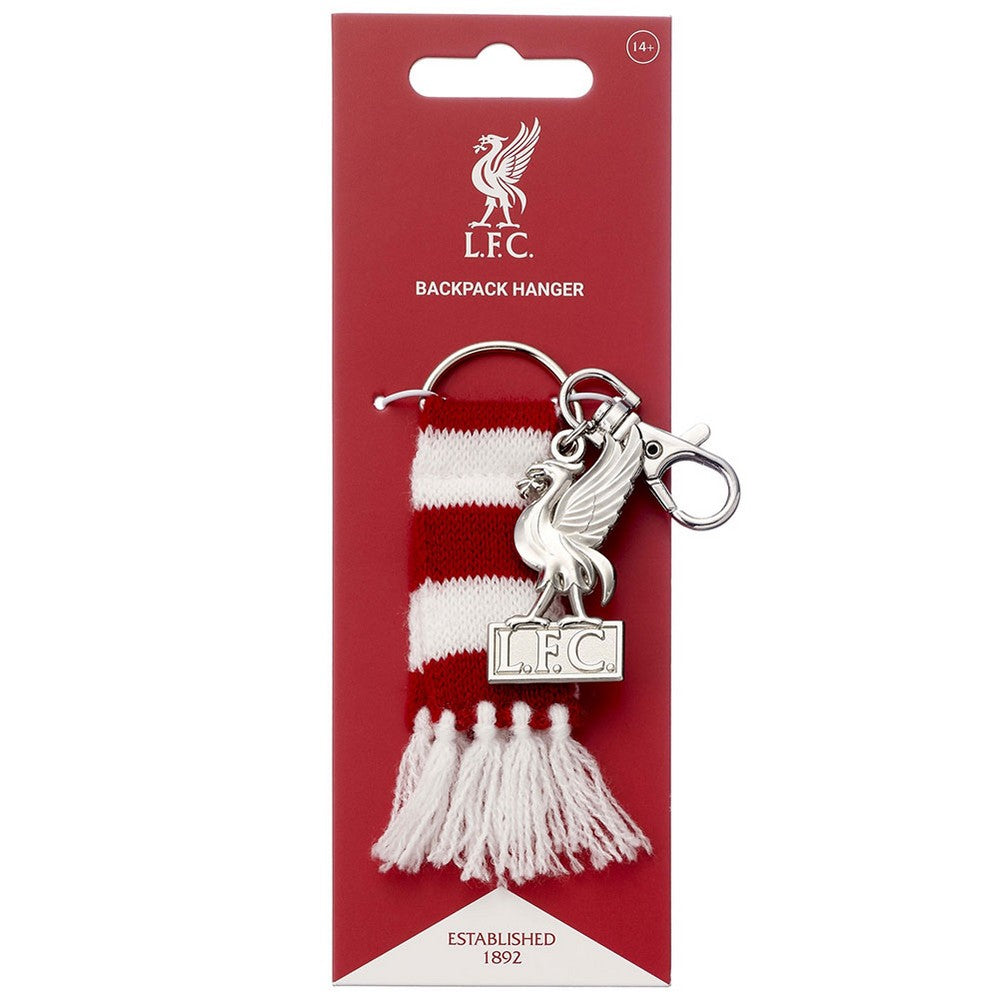 Red-White - Side - Liverpool FC Bar Scarf Bag Charm