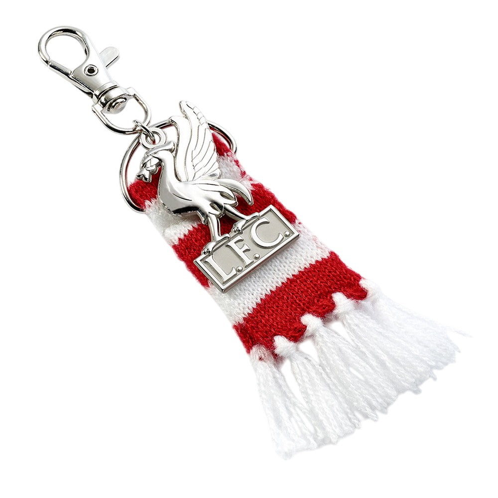 Red-White - Front - Liverpool FC Bar Scarf Bag Charm
