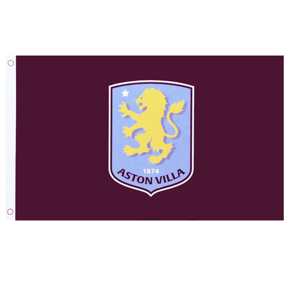 Claret - Lifestyle - Aston Villa FC Core Crest Flag