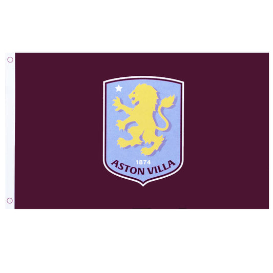 Claret - Front - Aston Villa FC Core Crest Flag