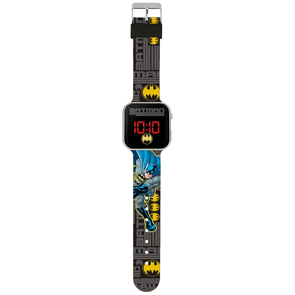 Multicoloured - Front - Batman Childrens-Kids Digital Watch