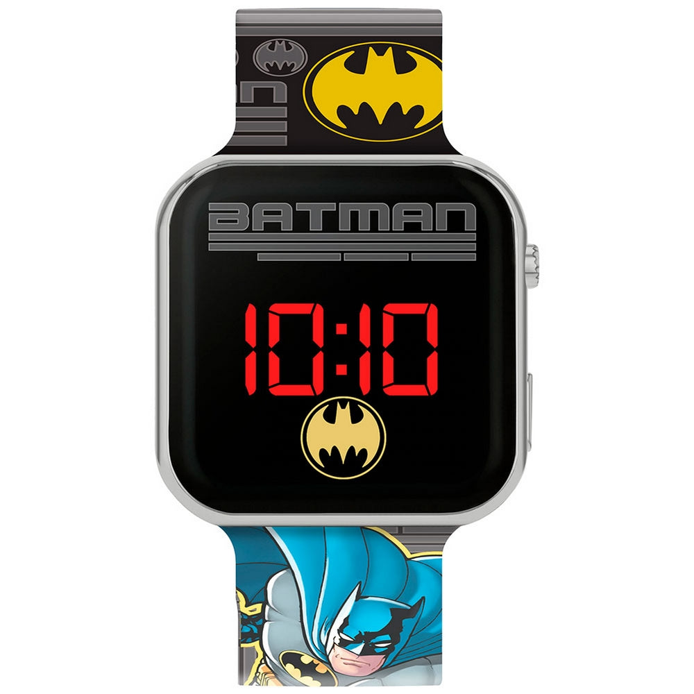 Multicoloured - Back - Batman Childrens-Kids Digital Watch
