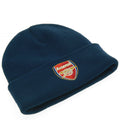 Navy - Back - Arsenal FC Cuffed Beanie