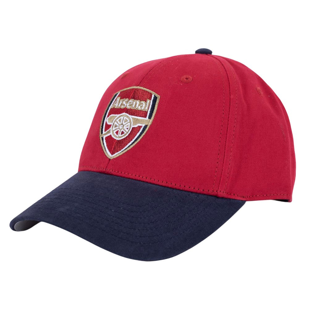 Navy-Red - Back - Arsenal FC Childrens-Kids Two Tone Baseball Cap