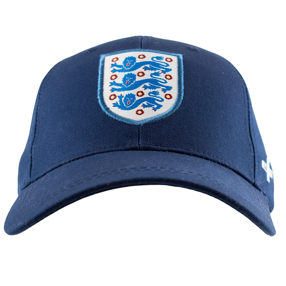 Navy - Front - England FA Crest Baseball Cap