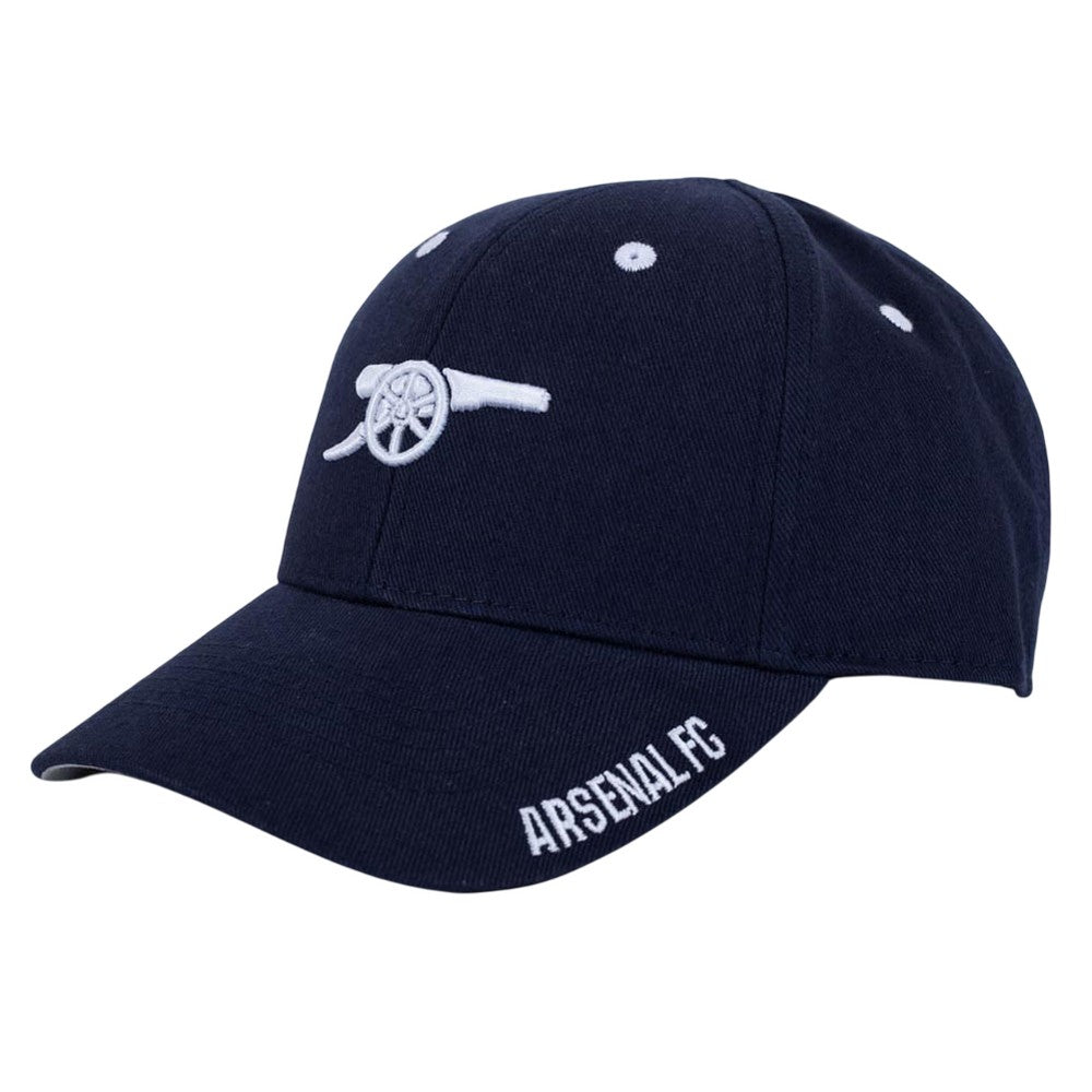 Navy-White - Back - Arsenal FC Unisex Adult Frost MVP Baseball Cap
