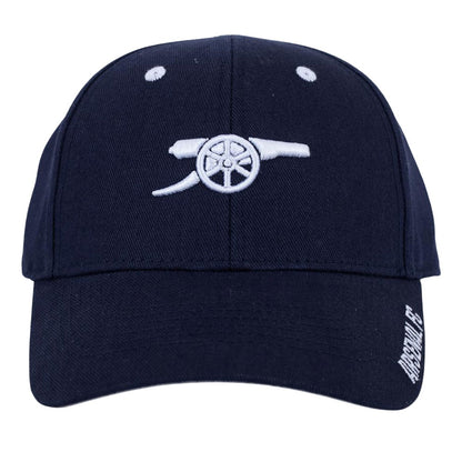 Navy-White - Front - Arsenal FC Unisex Adult Frost MVP Baseball Cap