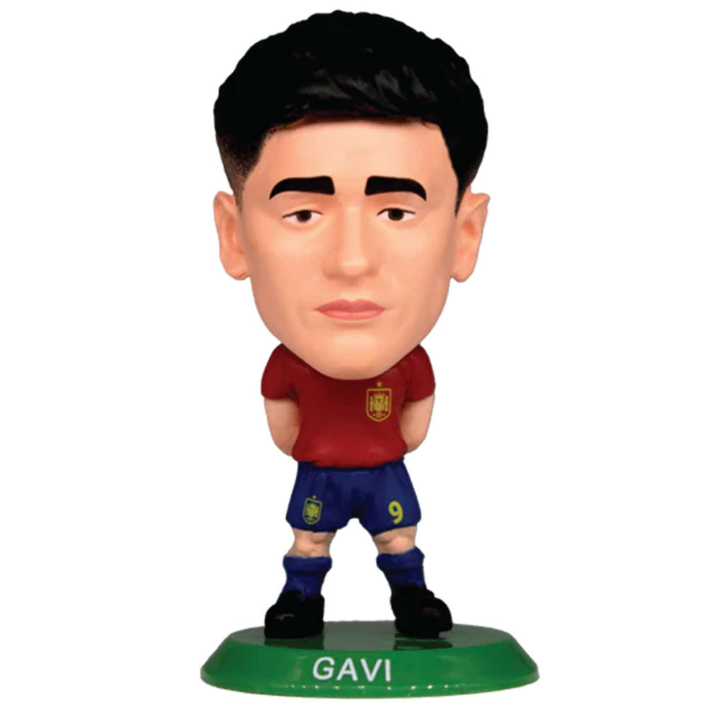 Multicoloured - Front - Spain Gavi SoccerStarz Football Figurine