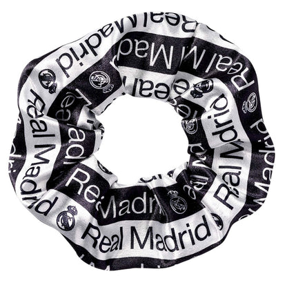 Black-White - Front - Real Madrid CF Text Hair Tie