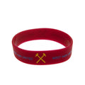Claret - Back - West Ham United FC Official Silicone Wristband