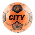 Black-Orange - Front - Manchester City FC Glow LED Light Football