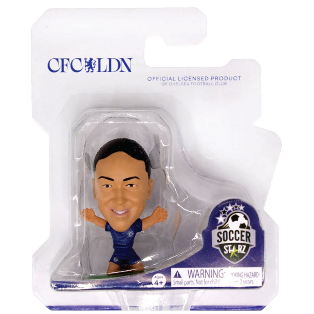 Royal Blue-White - Side - Chelsea WFC James SoccerStarz Football Figurine