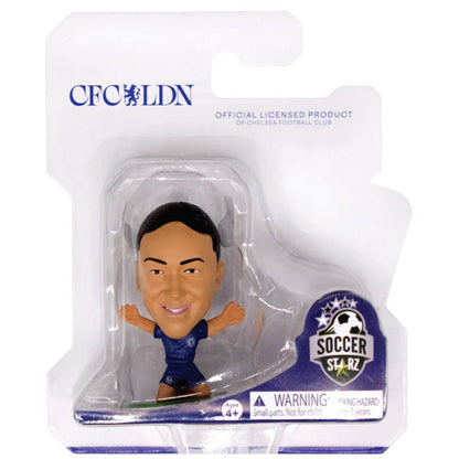 Royal Blue-White - Side - Chelsea WFC James SoccerStarz Football Figurine