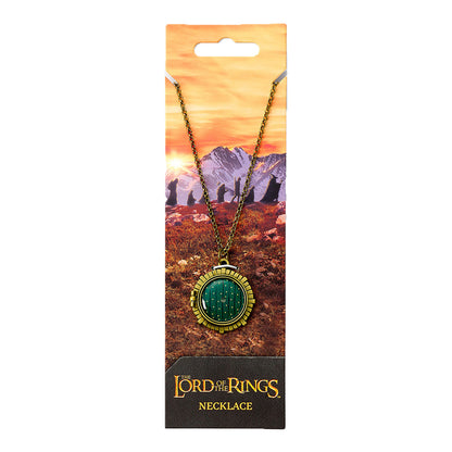 Gold-Green - Lifestyle - The Lord Of The Rings Silver Painted Hobbit Door Necklace
