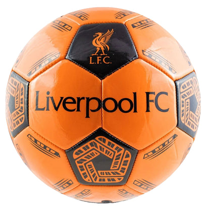 Orange-Black - Front - Liverpool FC LED Light Football (Batteries Included)