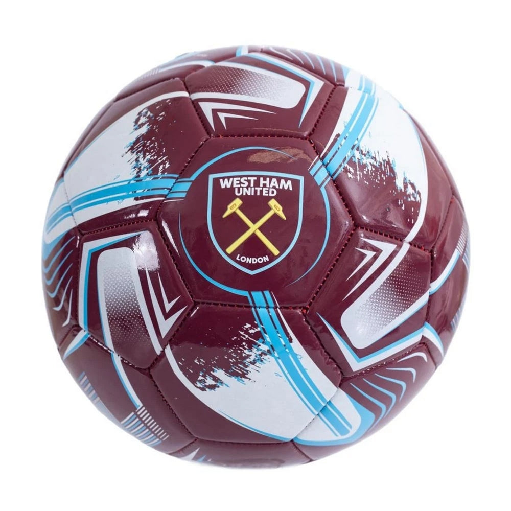Claret Red-Blue - Front - West Ham United FC Turbine Print Football