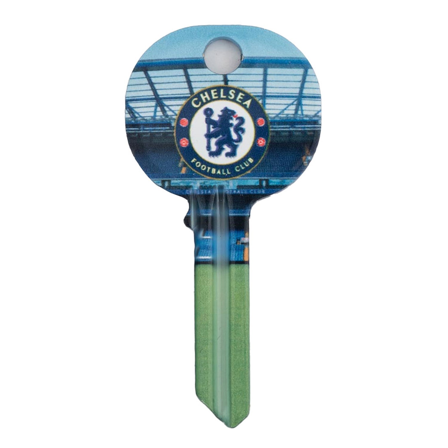 Multicoloured - Front - Chelsea FC Stadium Blank Key