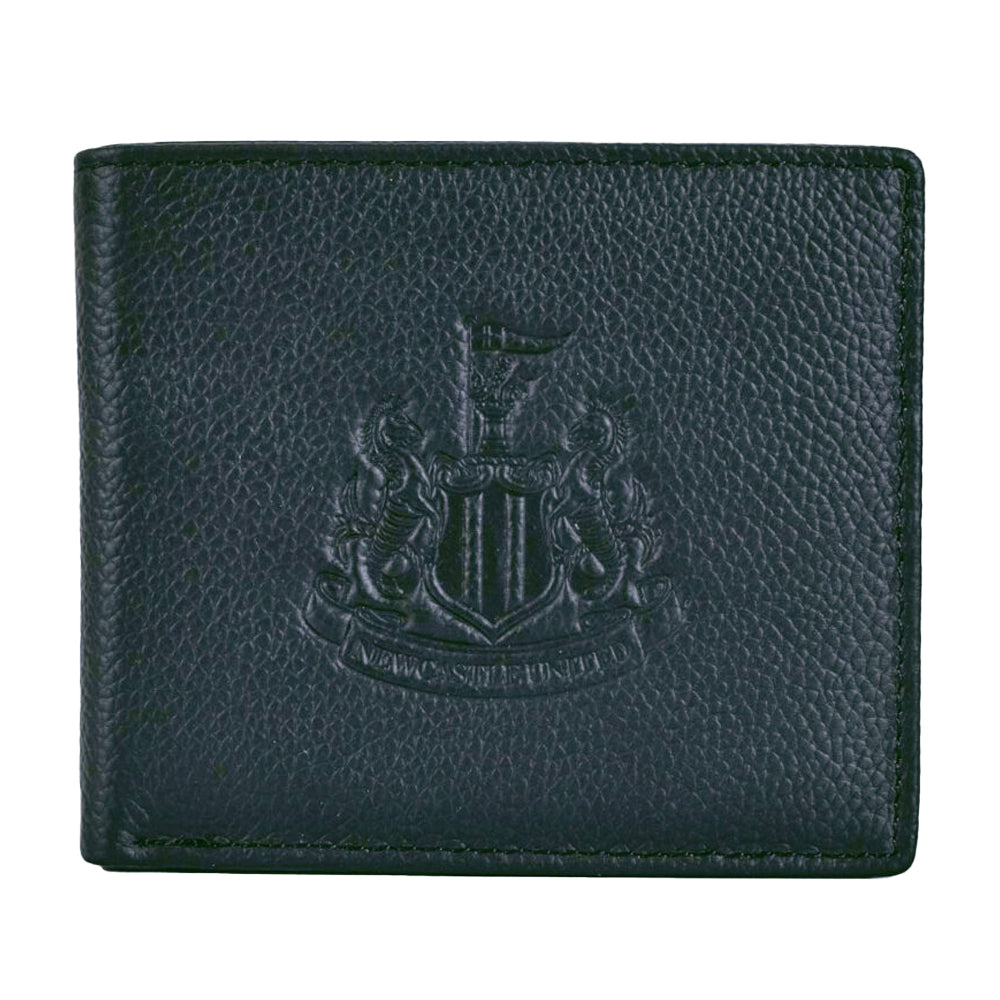 Black - Back - Newcastle United FC Premium Leather Wallet