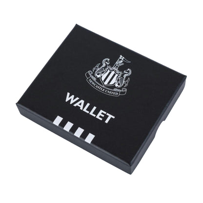 Black - Pack Shot - Newcastle United FC Premium Leather Wallet