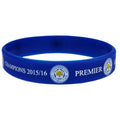 Blue - Back - Leicester City FC Official Champions Silicone Wristband