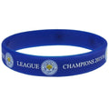 Blue - Front - Leicester City FC Official Champions Silicone Wristband